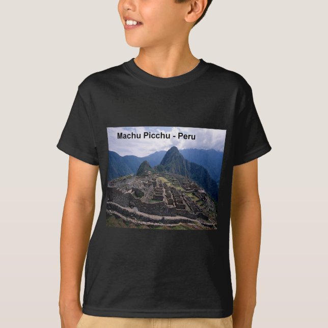 Camiseta Perú las ruinas de Machu Picchu (St.K.) (Anverso)