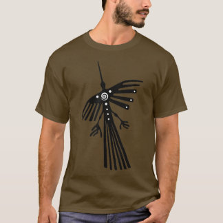 Camiseta Perú: Línea Nazca de la silueta del cóndor de Humm