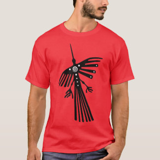 Camiseta Perú: Línea Nazca de la silueta del cóndor de Humm