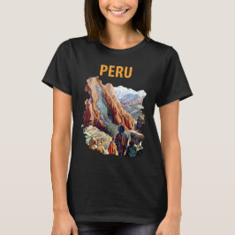 Camiseta Perú Machu Picchu Andes Paisajes Viajes