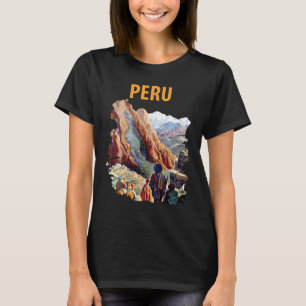 Camiseta Perú Machu Picchu Andes Paisajes Viajes