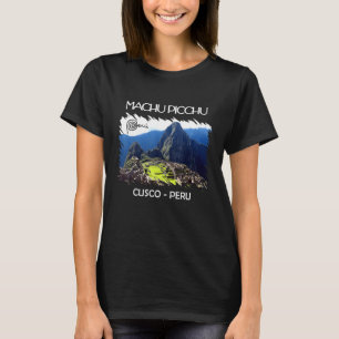 Camiseta Perú Machu Picchu Cusco Cuzco Llama Hombres Mujere
