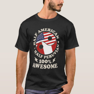 Camiseta Perú Media Americana 100 Peruana