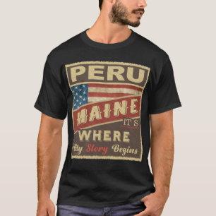 Camiseta PERÚ, MÍO Es donde comienza mi historia