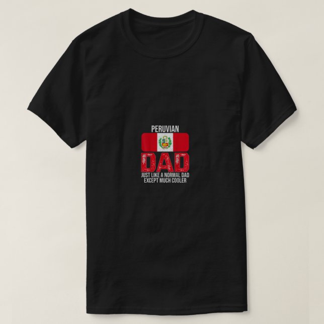 Camiseta Perú: Papel pintado de Perú (Diseño del anverso)