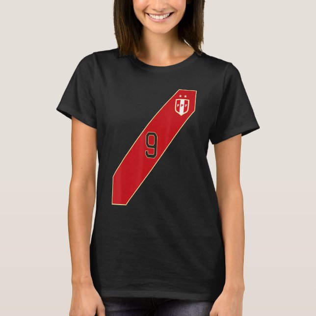 Camiseta Perú Peruano Paolo Warrior De Armas (Anverso)