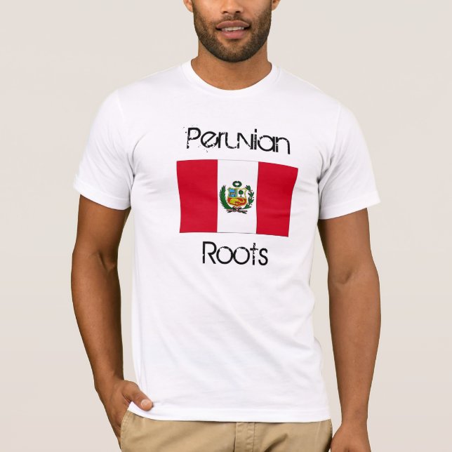 Camiseta Perú, Peruvian, raíces (Anverso)