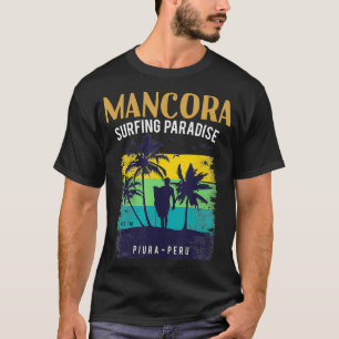 Camiseta Perú Piura Mancora Beach Surfing Men