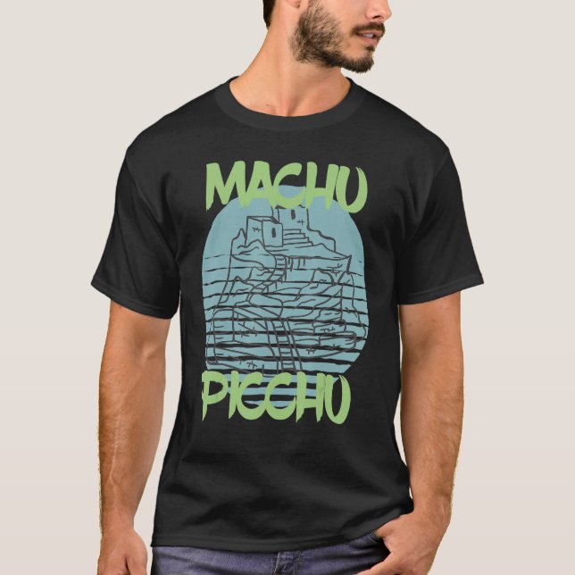 Camiseta Perú: Recuerdos Machu Picchu Ruinearon la ciudad d (Anverso)