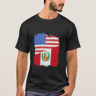 Camiseta Perú USA América Bandera Peruana Orgullo Peruano P