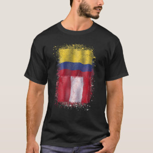 Camiseta Perú Y Colombia Amor Colombiano Peruano