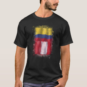 Camiseta Perú Y Colombia Amor Colombiano Peruano