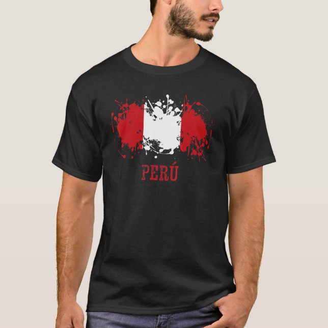 Camiseta Peruvian enthusiasts for Perú and Peru (Anverso)