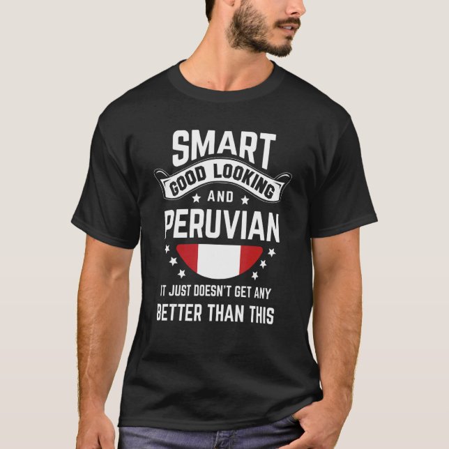 Camiseta Peruvian Flag Native Pride  Peru Peruvian Roots (Anverso)