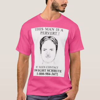 Camiseta pervertido dwight