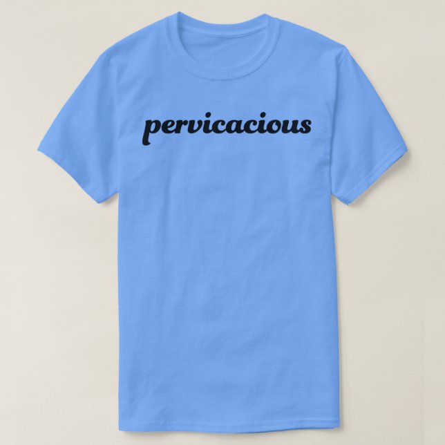 Camiseta pervicaz (Diseño del anverso)