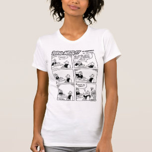Camiseta Pervo-Kris en una entrevista de trabajo