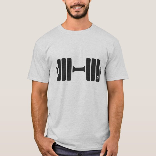 Camiseta Pesa de gimnasia pesada (Anverso)