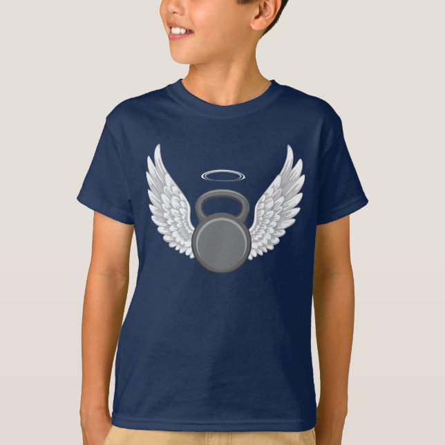 Camiseta Pesa Rusa Cielo (Anverso)