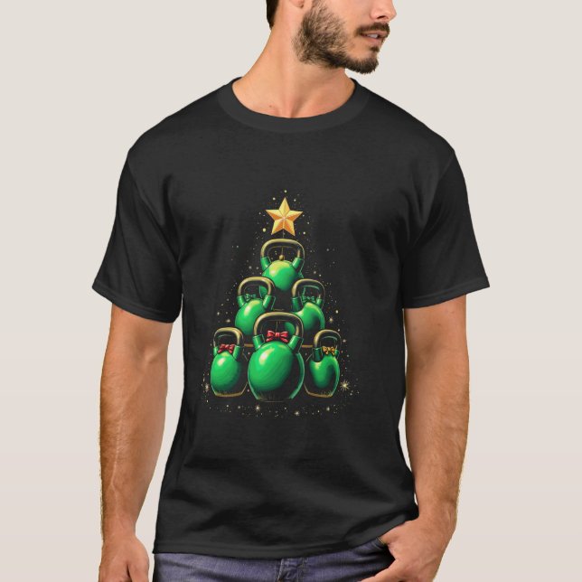 Camiseta Pesa rusa de Navidad (Anverso)