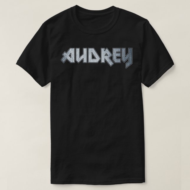 Camiseta Pesada Audrey metalizado (Diseño del anverso)
