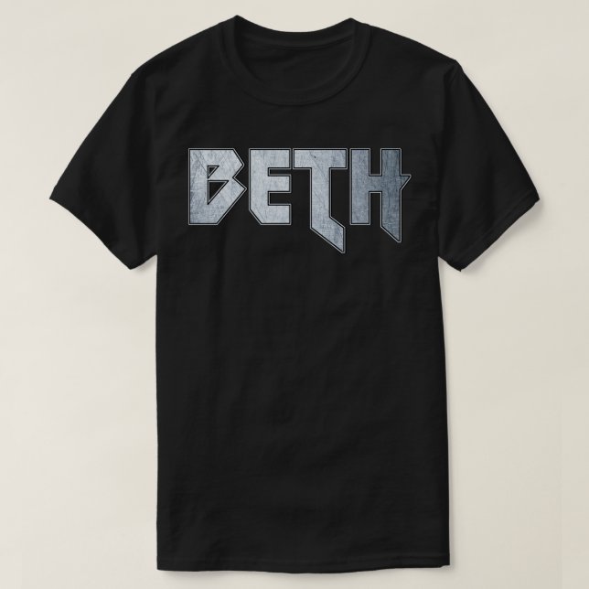Camiseta Pesada Beth metalizado (Diseño del anverso)