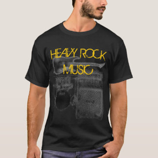 Camiseta pesada de la música rock