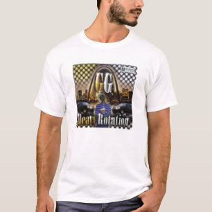Camiseta pesada de la rotación del GG