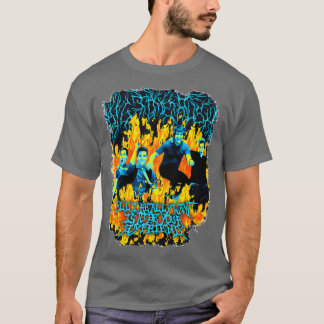 Camiseta Pesada pesada metalizado