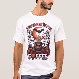 Camiseta Pesadilla antes de la taza de cráneo de Halloween