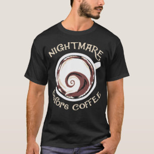 Camiseta Pesadilla antes del café café divertido bari de be