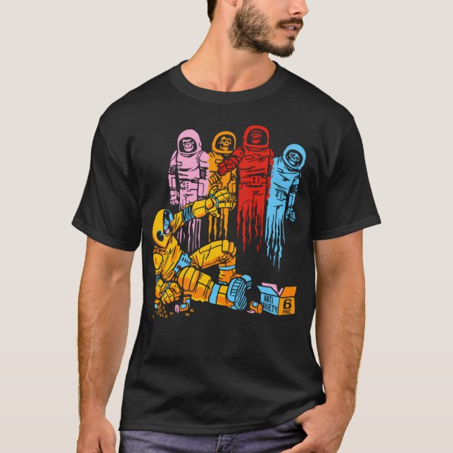 Camiseta Pesadillas de astronauta arcade (Anverso)