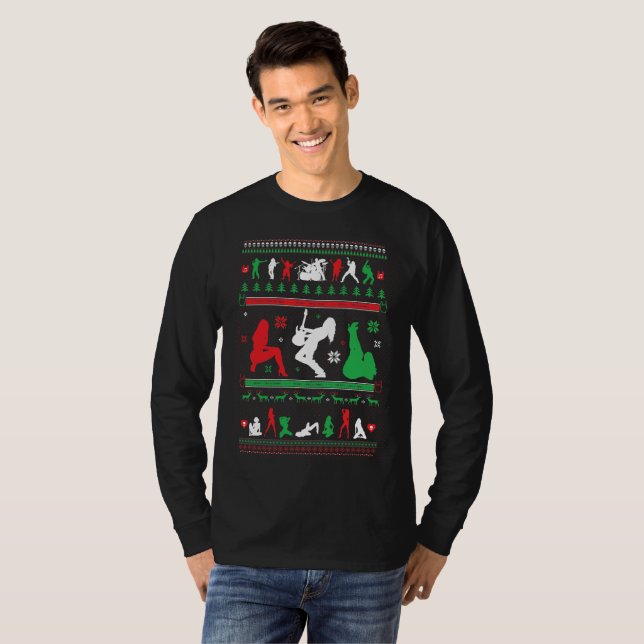 CAMISETA PESADO METALIZADO NAVIDADES DE UGLY DULCE SHIRT (Anverso completo)