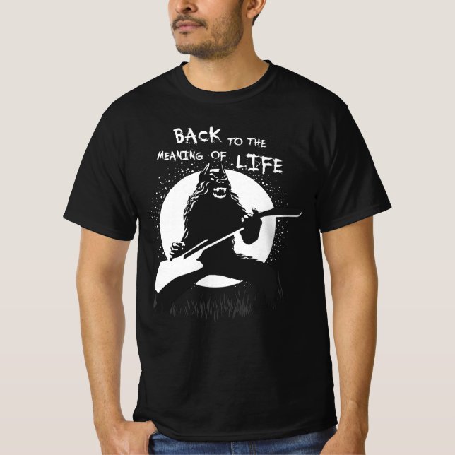 Camiseta Pesado Metalizado Werewolf masculino (Anverso)