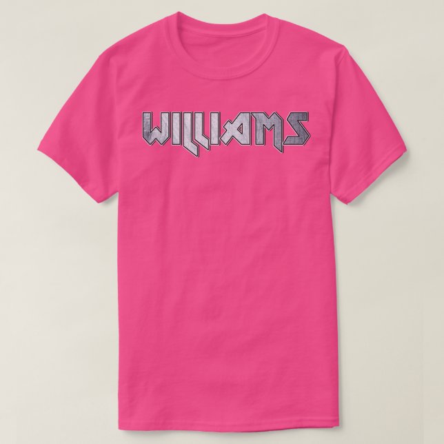Camiseta Pesado metalizado Williams (Diseño del anverso)