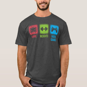 Camiseta Pesas Anime Videojuegos Otaku Workoutankop vinta