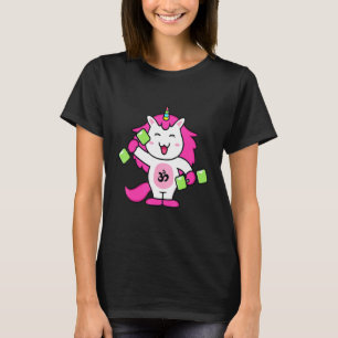 Camiseta Pesas de Yoga Ejercicio Lindo Unicornio - Yoga