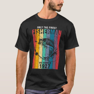 Camiseta Pesca 1927 95º cumpleaños 96 años pescador