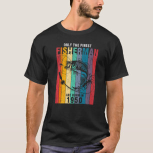 Camiseta Pesca 1950 72º cumpleaños 96 años pescador