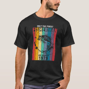 Camiseta Pesca 1979 43 cumpleaños 96 años pescador