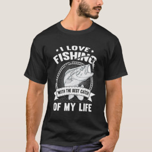 Camiseta Pesca 365 Me Encanta Pescar Con La Mejor Captura D