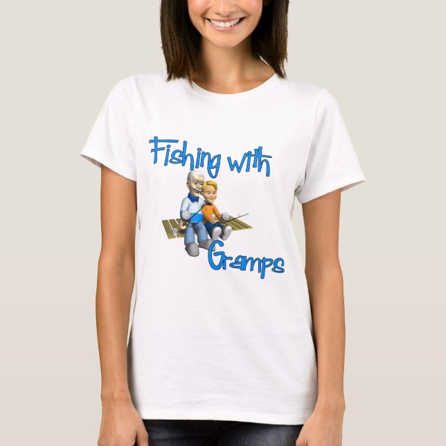 Camiseta Pesca a cuestas con gamberros (Anverso)
