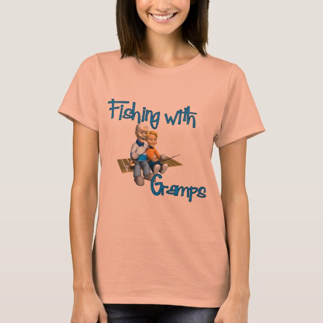 Camiseta Pesca a cuestas con gamberros (Anverso)
