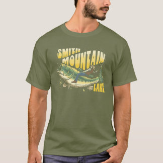 Camiseta Pesca a rayas del lago Smith Mountain Virginia