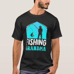 Camiseta Pesca Abuela Pescador Pescador Dice Gran