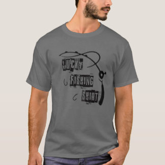 Camiseta Pesca afortunada. Amantes de la pesca