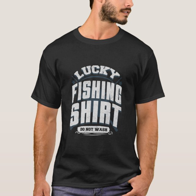 Camiseta Pesca afortunada - Famosos Pescadores Padres Da (Anverso)