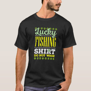 Camiseta Pesca Afortunada Irlanda Hoja Irlandesa St Patrick