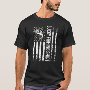 Camiseta Pesca Afortunada Para La Pesca