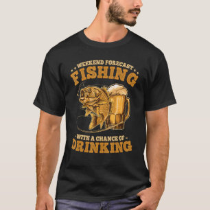 Camiseta Pesca anticipada de fin de semana con posibilidad
